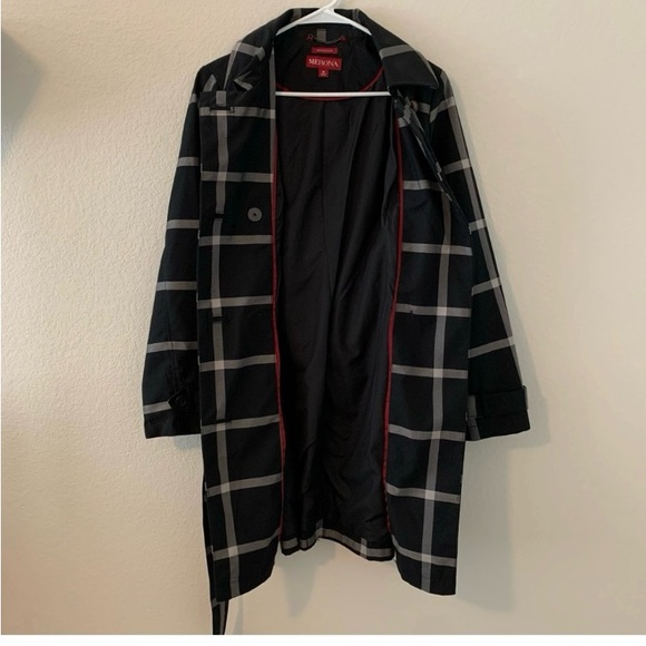 Merona Striped Trench Coat Jacket - Picture 4 of 9